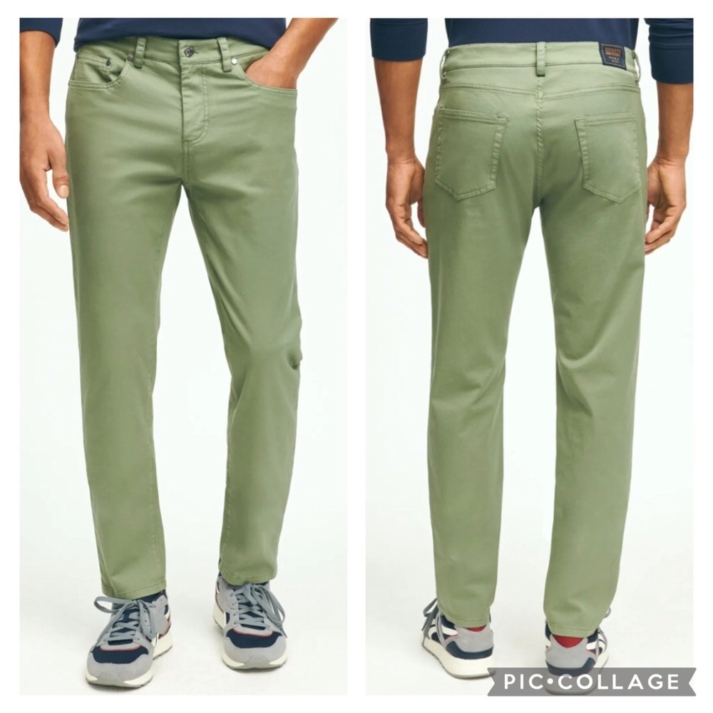 Brooks Brothers Slim Fit Five-Pocket Stretch Jeans